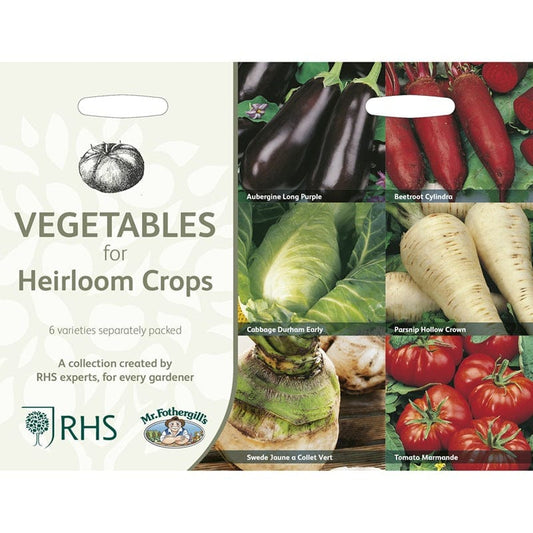 RHS Vegetables for Heirloom Crops Collection