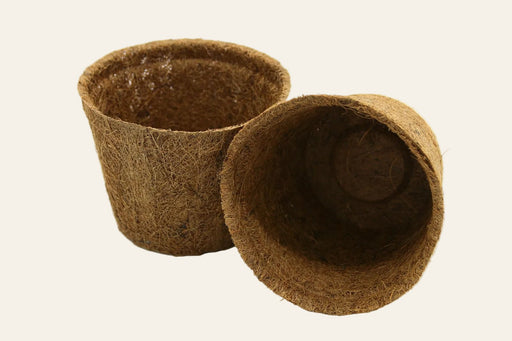 13cm Coir Plant Pots – 100% Biodegradable Pots & Peat - Free 1L | Ideal for Sowing & Growing | Plant pot | 5060861940162 5060861940162 | AllotMate Essentials