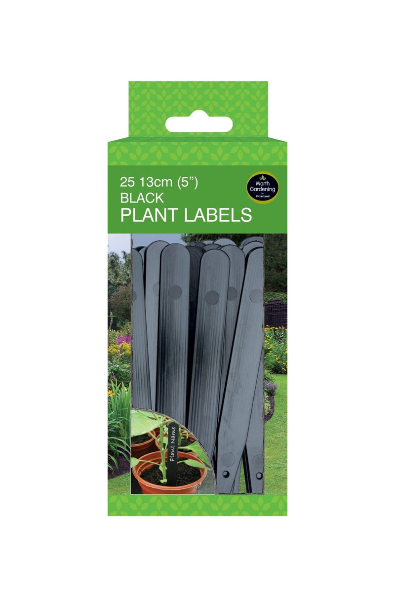 13cm Plant Labels – Reusable Plastic, Wood and Slate Markers for Pots & Beds | Garland | Plant Labels | 5031670508713 5031670508713 | AllotMate Essentials