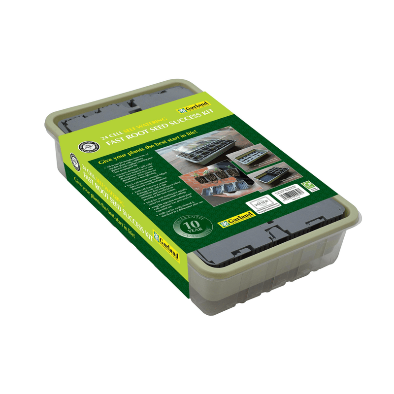 24 Cell Self Watering Fast Root Seed Success Kit Propagator | Seed Propagator Kit | 5031670004307 5031670004307 | AllotMate Essentials