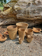 28cm Coir Plant Pots – 100% Biodegradable Pots & Peat - Free | For Bigger Plants | Plant pot | 23247378 23247378 | AllotMate Essentials