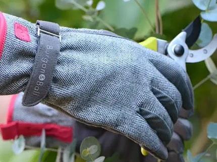 Love the Glove – Grey Tweed Gardening Gloves in (S/M) & (M/L) | Burgon & Ball