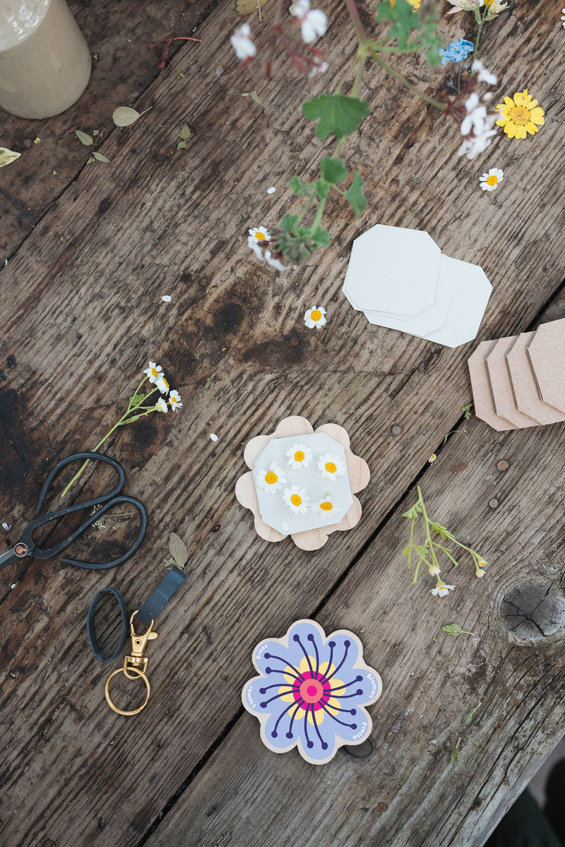 Best Mini Keyring Flower Press for Kids and Stocking Fillers - Studio Wald (UK Made) | Flower Press Kit | 5060918581683 5060918581683 | AllotMate Essentials