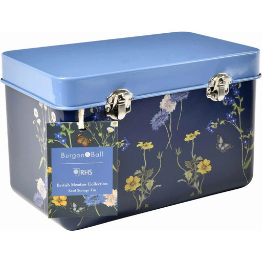 British Meadow Seed Storage Tin | Seed Storage | GRH/TINBM 5019360202196 | AllotMate Essentials