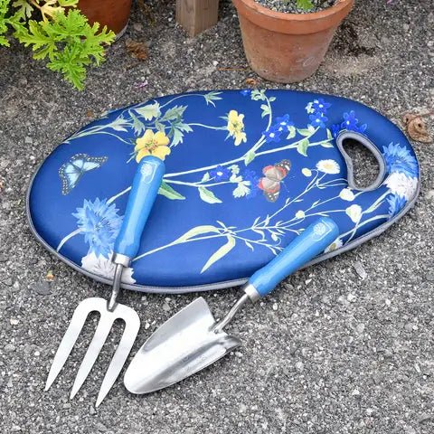 Burgon and Ball Burgon and Ball - British Meadow Trowel & Fork Set - Trowel and Fork - AllotMate Essentials - GRH/TFBOXBM - 