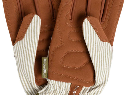 Collection Gardening Gloves – Olive Stripe (One Size) | Classic Fit by Burgon & Ball | Gardening Gloves | GCC/GLOSTRIPEOL 5019360204800 | AllotMate Essentials