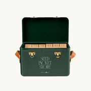 Seed Packet Storage Box – Heritage Green Collector's Tin | Burgon & Ball | Seed Storage | GEN/SEEDDG 5019360204886 | AllotMate Essentials