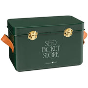 Seed Packet Storage Box – Heritage Green Collector's Tin | Burgon & Ball | Seed Storage | GEN/SEEDDG 5019360204886 | AllotMate Essentials