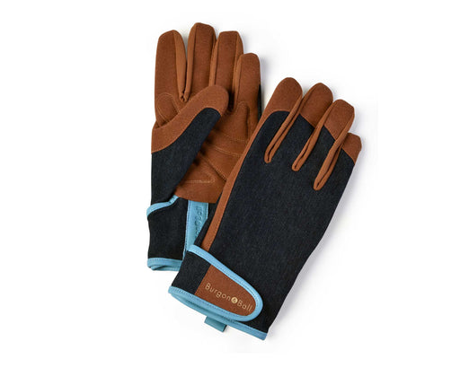 Dig The Glove – Denim Gardening Gloves in (M/L) & (L/XL) | Durable & Stylish by Burgon & Ball | Gardening Gloves | GLO/JEANML | AllotMate Essentials