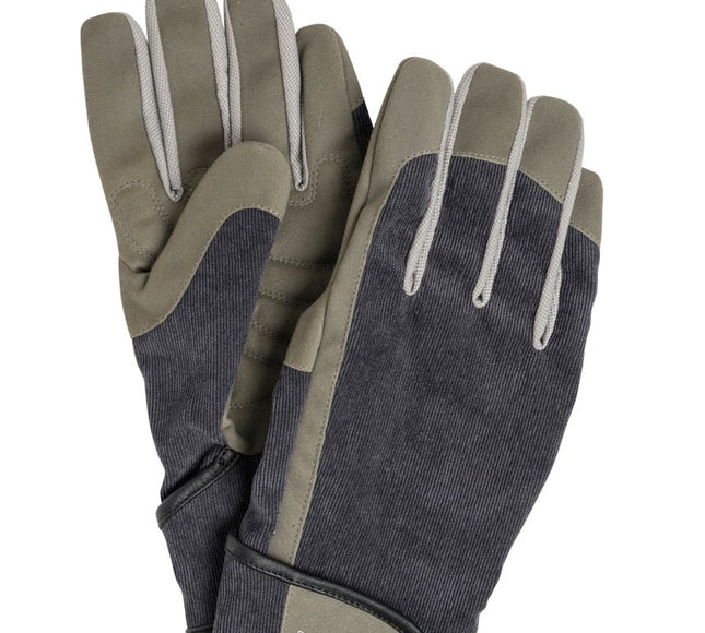 Dig The Glove – Slate Corduroy Gardening Gloves in (M/L) & (L/XL) | Burgon & Ball | Gardening Gloves | GLO/GREYCORML 5019360012405 | AllotMate Essentials