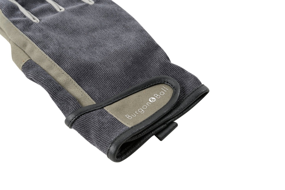 Burgon and Ball Burgon and Ball - Dig The Glove - Slate Corduroy - Gardening Gloves - AllotMate Essentials - GLO/GREYCORML - 5019360012405