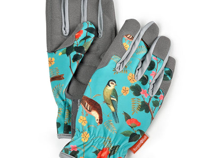 Flora & Fauna Gardening Gloves – RHS Design, Soft Feel | Burgon & Ball | Gardening Gloves | GRH/GLOVEFF 5019360013204 | AllotMate Essentials