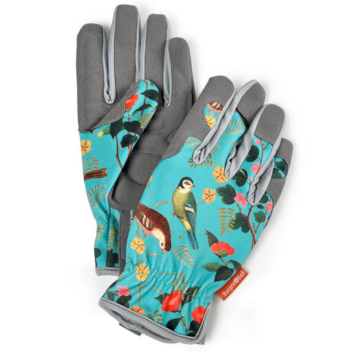 Flora & Fauna Gardening Gloves – RHS Design, Soft Feel | Burgon & Ball | Gardening Gloves | GRH/GLOVEFF 5019360013204 | AllotMate Essentials