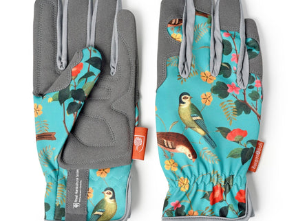 Flora & Fauna Gardening Gloves – RHS Design, Soft Feel | Burgon & Ball | Gardening Gloves | GRH/GLOVEFF 5019360013204 | AllotMate Essentials