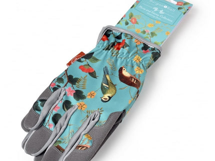 Flora & Fauna Gardening Gloves – RHS Design, Soft Feel | Burgon & Ball | Gardening Gloves | GRH/GLOVEFF 5019360013204 | AllotMate Essentials