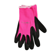 FloraBrite® Fluorescent Gardening Gloves - In Pink or Yellow and size (S/M) & (M/L) – Lightweight & High Visibility | Burgon & Ball | Gloves | GFB/GGYELLSM | AllotMate Essentials