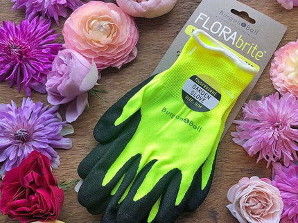 Burgon and Ball Burgon and Ball - Fluorescent Garden Glove - Gloves - AllotMate Essentials - GFB/GGYELLSM - 