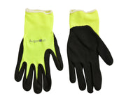 FloraBrite® Fluorescent Gardening Gloves - In Pink or Yellow and size (S/M) & (M/L) – Lightweight & High Visibility | Burgon & Ball | Gloves | GFB/GGYELLSM | AllotMate Essentials
