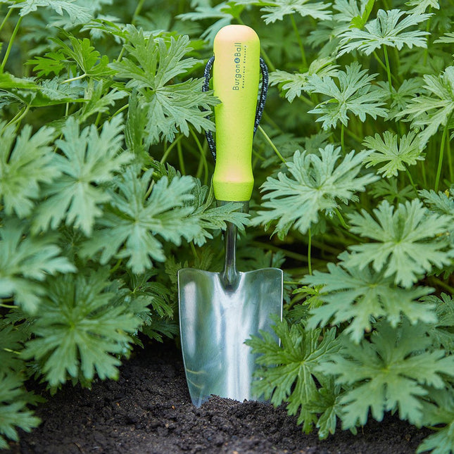 Burgon and Ball Burgon and Ball - Fluorescent Hand Trowel - Trowel - AllotMate Essentials - GFB/HTYELL - 5019360013112