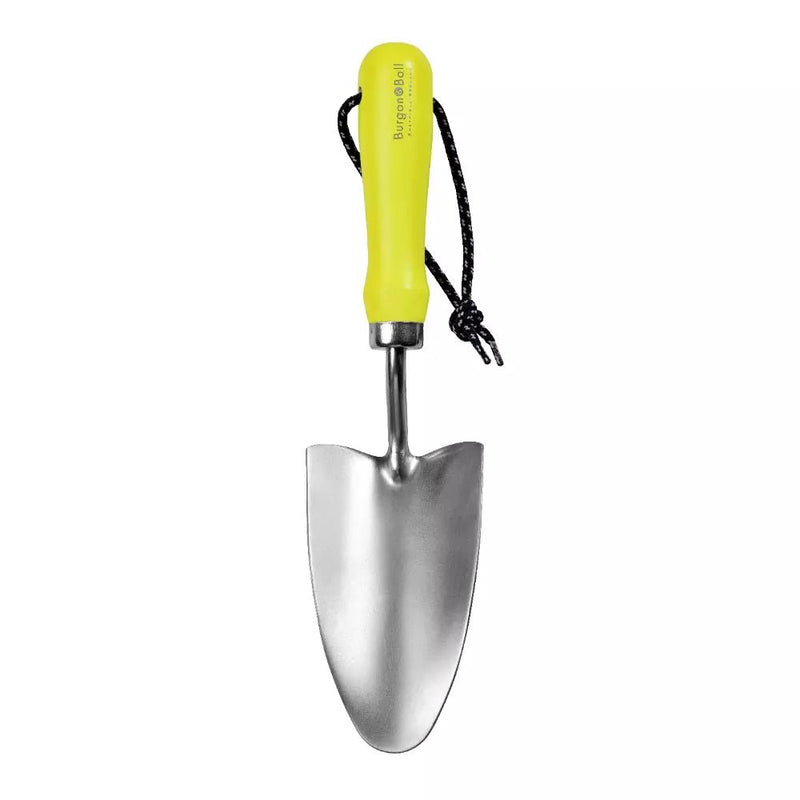 FloraBrite® Fluorescent Hand Trowel – Colourful Trowel in Pink or Yellow | Burgon & Ball | Trowel | GFB/HTYELL 5019360013112 | AllotMate Essentials
