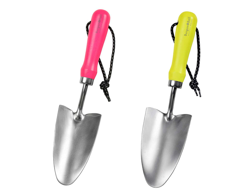 Burgon and Ball Burgon and Ball - Fluorescent Hand Trowel - Trowel - AllotMate Essentials - GFB/HTYELL - 5019360013112