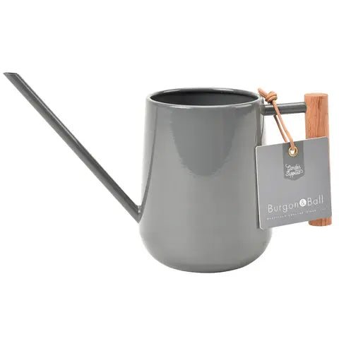 Indoor Watering Can – Charcoal Grey Metal | Compact & Stylish by Burgon & Ball | Indoor Watering Can | GEN/ICCHARC 5019360014591 | AllotMate Essentials