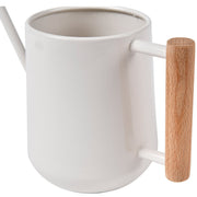 Indoor Watering Can – Stone Grey Finish | FSC Wood Handle by Burgon & Ball | Indoor Watering Can | GEN/ICSTONE 5019360014300 | AllotMate Essentials