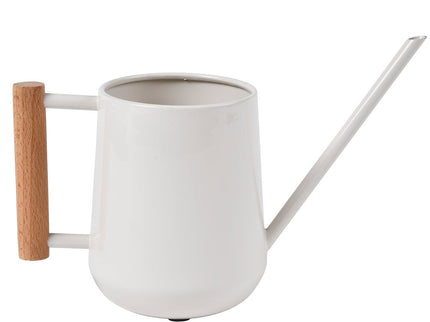 Indoor Watering Can – Stone Grey Finish | FSC Wood Handle by Burgon & Ball | Indoor Watering Can | GEN/ICSTONE 5019360014300 | AllotMate Essentials