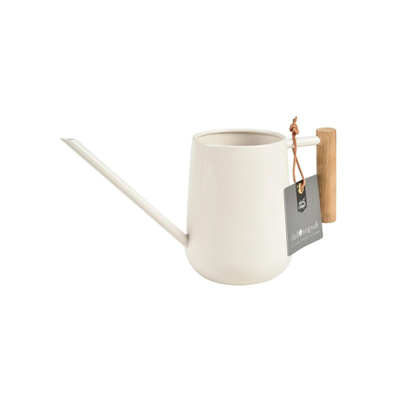 Indoor Watering Can – Stone Grey Finish | FSC Wood Handle by Burgon & Ball | Indoor Watering Can | GEN/ICSTONE 5019360014300 | AllotMate Essentials