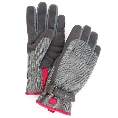 Love the Glove – Grey Tweed Gardening Gloves in (S/M) & (M/L) | Burgon & Ball | Gardening Gloves | GLO/GREYTWEEDSM | AllotMate Essentials