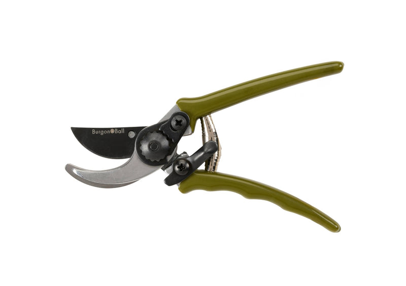 Collectors Micro Secateurs – Olive Green Precision Pruners | Burgon & Ball | Bypass Secateur | GCC/MPOLIVE 5019360204466 | AllotMate Essentials