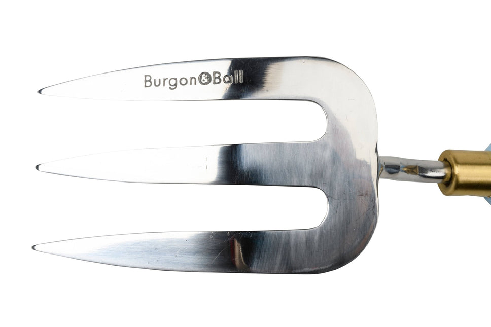 Burgon and Ball Burgon and Ball - NEW Collectors Range Blue Hand Fork FSC 100% - AllotMate Essentials - GCC/SHFBLUE - 