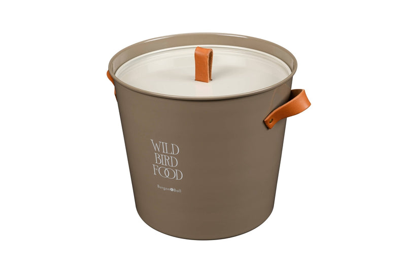 Burgon and Ball - Wild Bird Feed Tin - Truffle - Bird Feed Container - AllotMate Essentials - GEN/BTINTRUFF