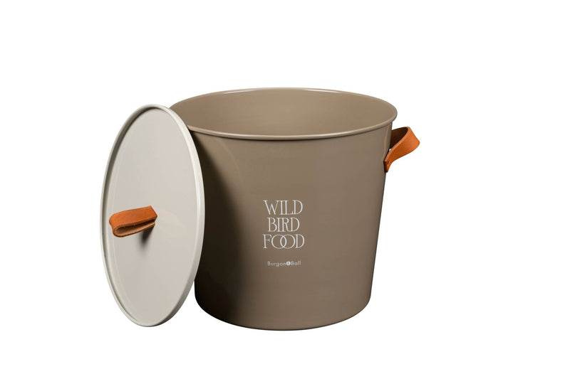 Burgon and Ball - Wild Bird Feed Tin - Truffle - Bird Feed Container - AllotMate Essentials - GEN/BTINTRUFF