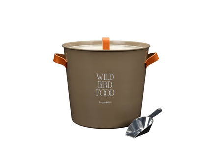 Burgon and Ball - Wild Bird Feed Tin - Truffle - Bird Feed Container - AllotMate Essentials - GEN/BTINTRUFF