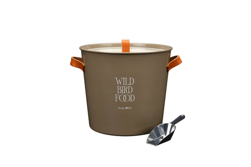 Burgon and Ball - Wild Bird Feed Tin - Truffle - Bird Feed Container - AllotMate Essentials - GEN/BTINTRUFF