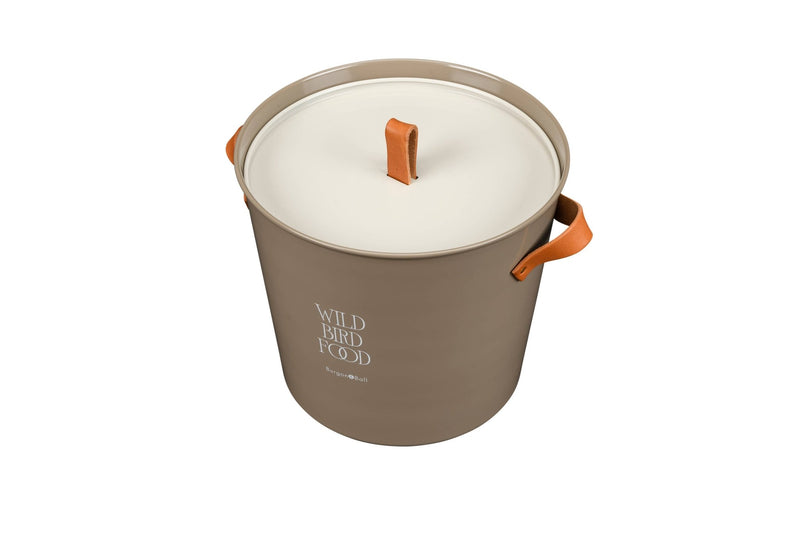 Burgon and Ball - Wild Bird Feed Tin - Truffle - Bird Feed Container - AllotMate Essentials - GEN/BTINTRUFF