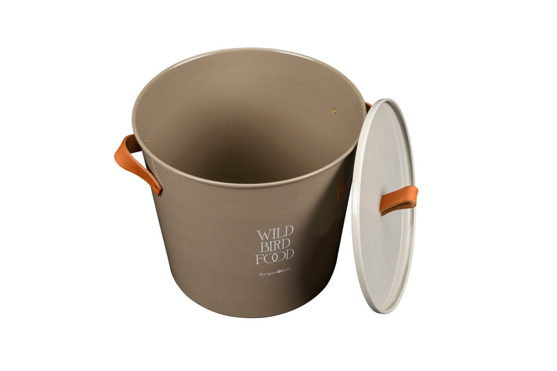 Burgon and Ball - Wild Bird Feed Tin - Truffle - Bird Feed Container - AllotMate Essentials - GEN/BTINTRUFF
