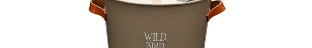 Burgon and Ball - Wild Bird Feed Tin - Truffle - Bird Feed Container - AllotMate Essentials - GEN/BTINTRUFF