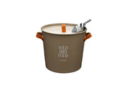 Burgon and Ball - Wild Bird Feed Tin - Truffle - Bird Feed Container - AllotMate Essentials - GEN/BTINTRUFF