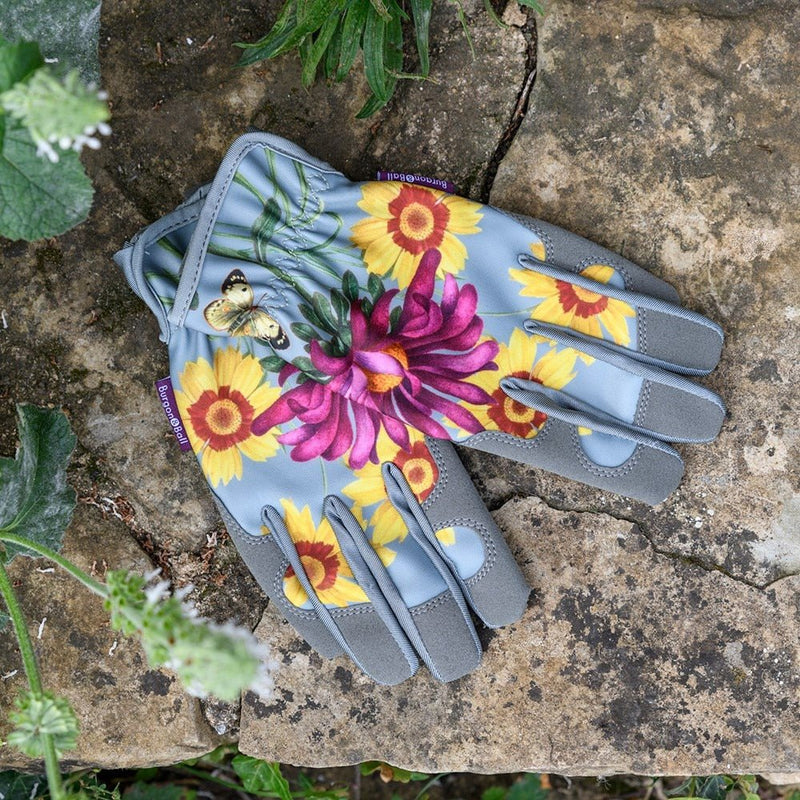 RHS Gift Gardening Gloves – Asteraceae Design | One Size by Burgon & Ball | Gardening Gloves | GRH/GLOVEASTER 5019360203902 | AllotMate Essentials