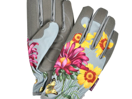 RHS Gift Gardening Gloves – Asteraceae Design | One Size by Burgon & Ball | Gardening Gloves | GRH/GLOVEASTER 5019360203902 | AllotMate Essentials