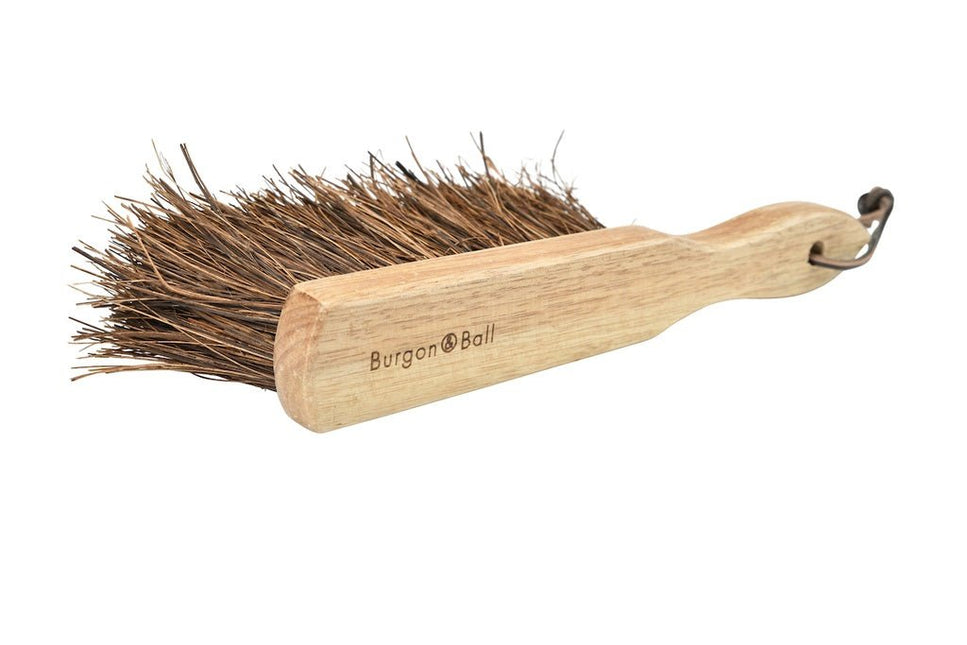 RHS Hand Sweeping Brush – FSC Handle with Bassine Bristles | Burgon & Ball | Hand Brush | GTH/HBBASS 5019360203438 | AllotMate Essentials