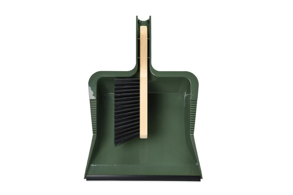 RHS Large Dustpan & Brush Set – FSC Wood & Stiff Bristles | Burgon & Ball | Dustpan & Brush | GTH/HBPAN 5019360203445 | AllotMate Essentials