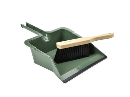 RHS Large Dustpan & Brush Set – FSC Wood & Stiff Bristles | Burgon & Ball | Dustpan & Brush | GTH/HBPAN 5019360203445 | AllotMate Essentials