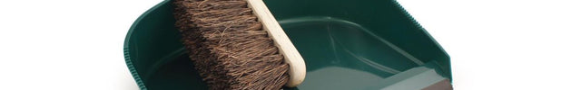 RHS Large Dustpan & Brush Set – FSC Wood & Stiff Bristles | Burgon & Ball | Dustpan & Brush | GTH/HBPAN 5019360203445 | AllotMate Essentials