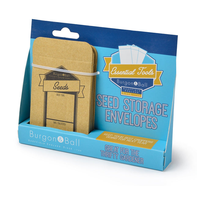 Seed Storage Envelopes – 20 Pack for Collecting & Saving Seeds | Burgon & Ball | Seed Storage | GES/SEEDENV 5019360011187 | AllotMate Essentials