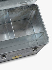 Galvanised Seed Tin – Stylish Storage with Inner Compartments | Sophie Conran by Burgon & Ball | Seed Storage | GSC/SEEDGALV 5019360203353 | AllotMate Essentials