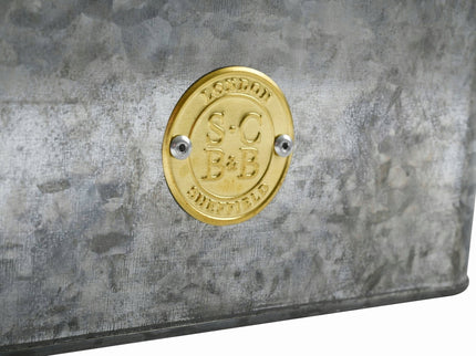 Galvanised Seed Tin – Stylish Storage with Inner Compartments | Sophie Conran by Burgon & Ball | Seed Storage | GSC/SEEDGALV 5019360203353 | AllotMate Essentials