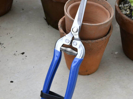 British Meadow Snips – Precision Flower & Fruit Cutter | RHS by Burgon & Ball | Flower & Fruit Snip | GRH/SNIPBM 5019360202240 | AllotMate Essentials
